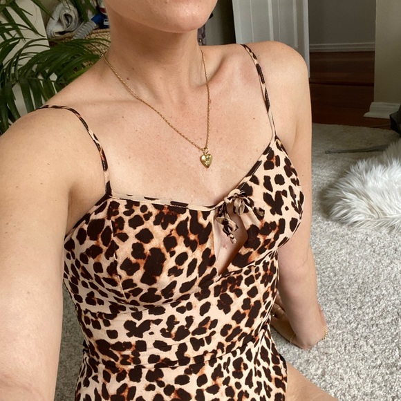 For Love and a lemons Melanie Bodysuit in Leopard - Picture 7 of 7